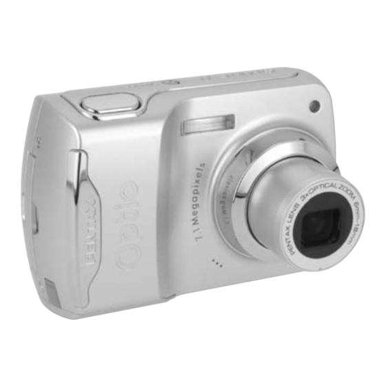 Pentax Optio E30 Quick Start Manual