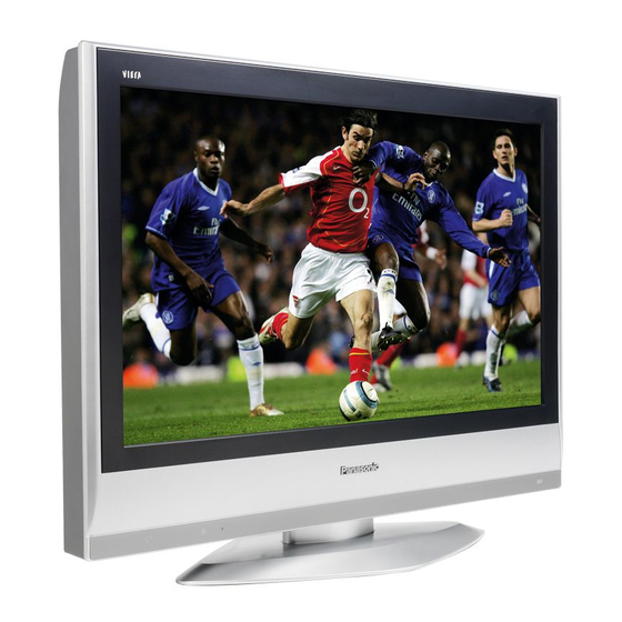 PANASONIC TX-26LXD60 LCD TV Manuals