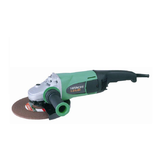 Hitachi G 18SE3 Handling Instructions Manual