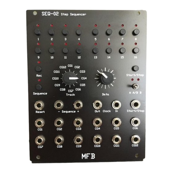 MFB SEQ-02 Operating Manual