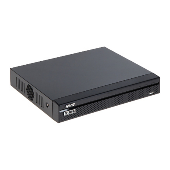 BCS -NVR0801X5ME-II User Manual