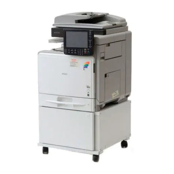 Ricoh AFICIO MPC400 Operating Instructions Manual