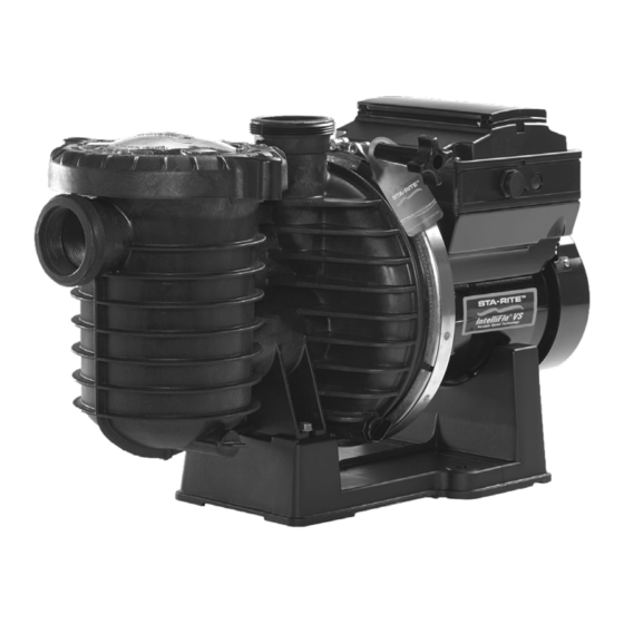 Pentair INTELLIFLO VSD 2 Series Quick Start Manual