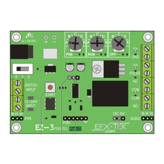 EFX-TEK EZ-3micro 3.1 Quick Start Manual