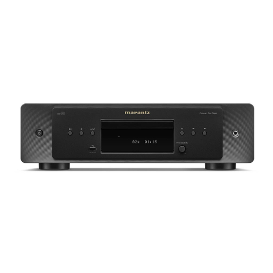 Marantz 0747192136499 Manuals