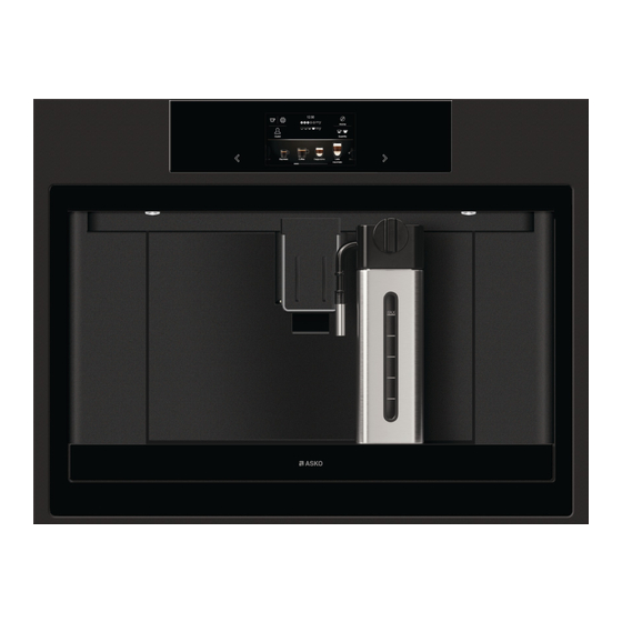 Asko CM8477A Instructions For Use Manual