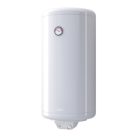 Sime LAGO EV User, Installation And Service Manual