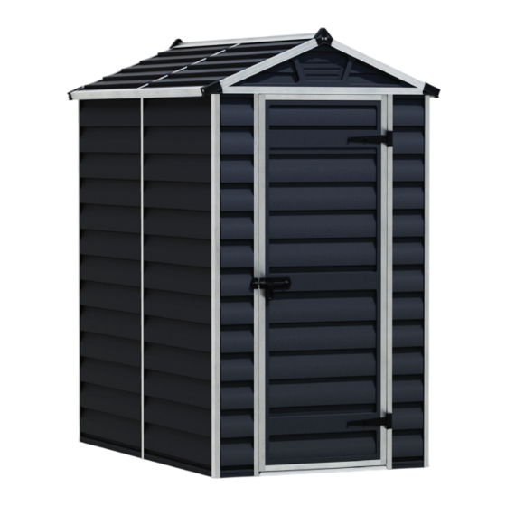 Palram CANOPIA SKYLIGHT 4x6 How To Assemble