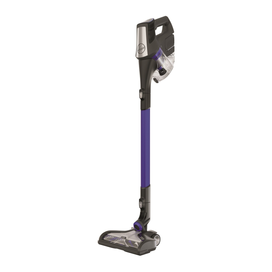 Hoover FUSION - Cordless Vacuum Manual