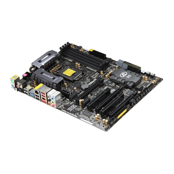 ASROCK P67 Extreme4 Gen3 Quick Installation Manual