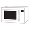 Microwave Oven KitchenAid KCMC155J Dimension Manual