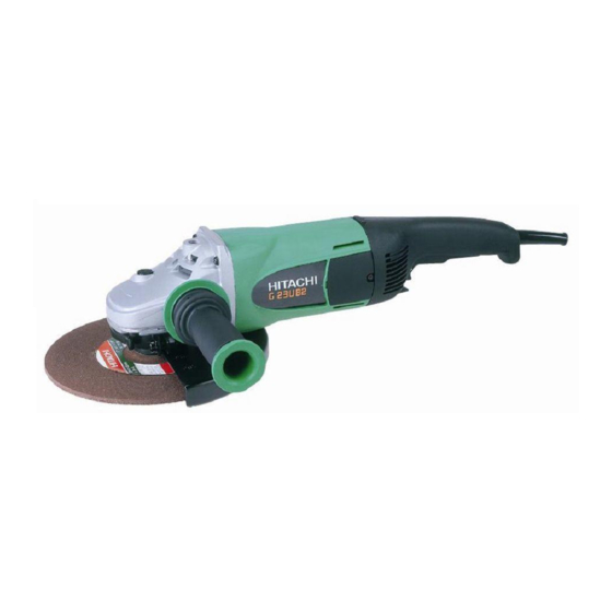 Hitachi G 18SE3 Handling Instructions Manual