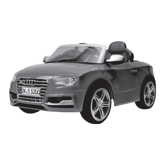 Jiaxing Xuma Ride On AUDI S5 Manuals