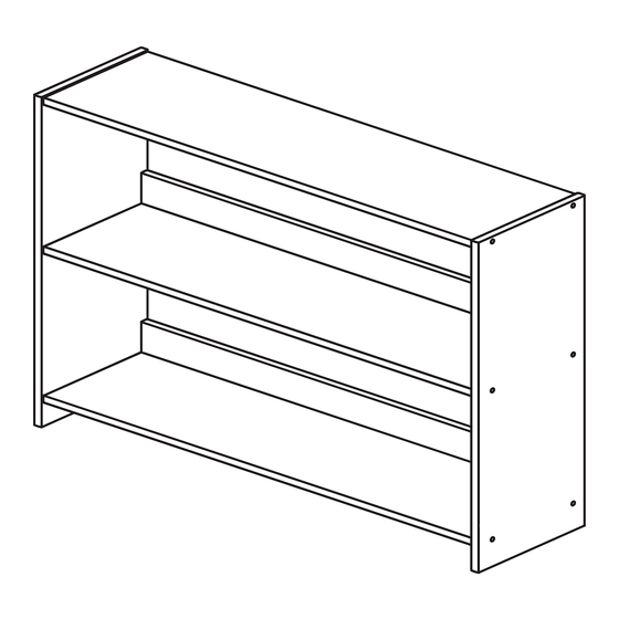 Naomi Kids Low Loft Bed Bookcase Assembly Instructions Manual