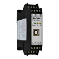 Bucher Hydraulics EVM-UIS-2600-2-30D-A1 Operating	 Instruction