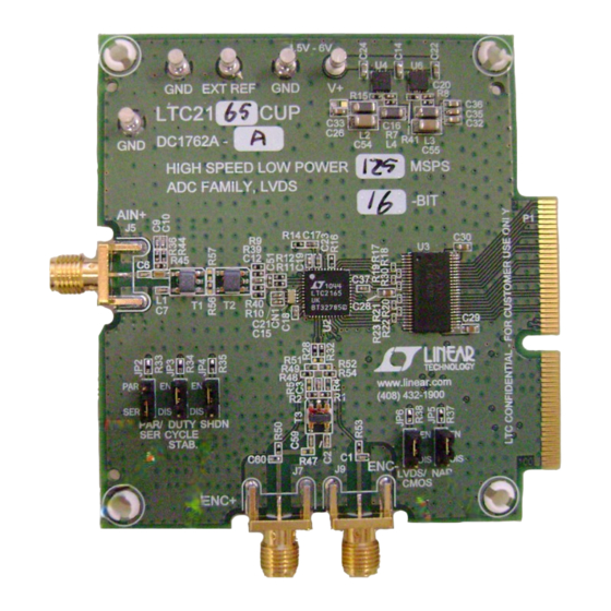 Linear Technology DC1762A-A Demo Manual