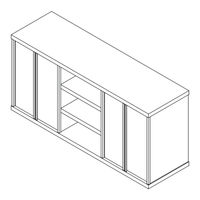 Sauder Credenza International Lux 420631 Manual