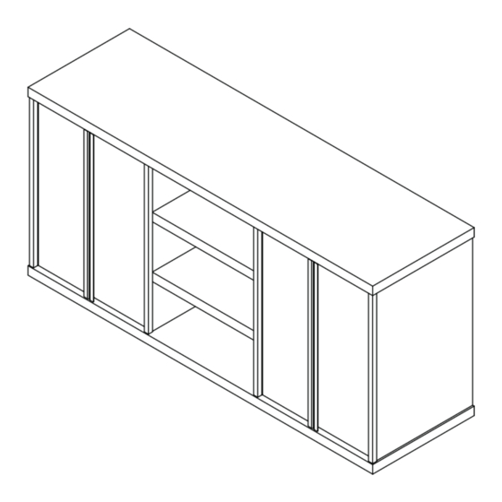 Sauder Credenza International Lux 420631 Manual