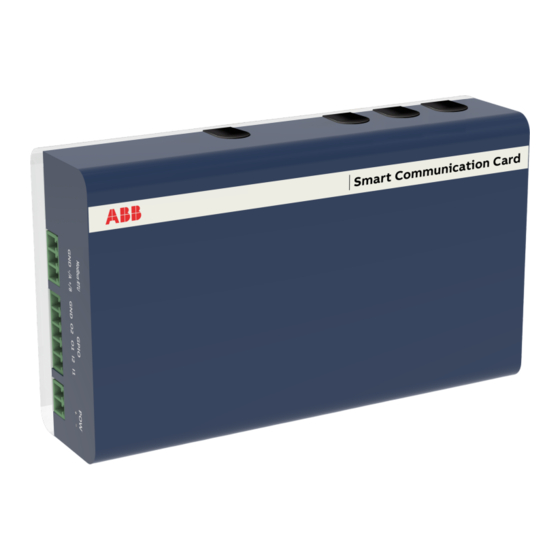 ABB Smart Communication Card Manuals