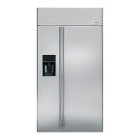 Monogram Bottom-Freezer Built-In Refrigerators Owner's Manual