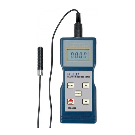 REED CM-8822 Instruction Manual