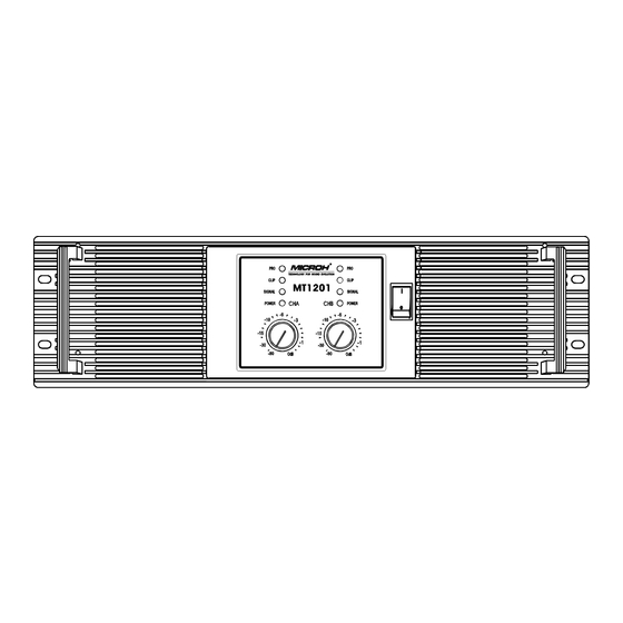 Microh MT1201 Owner's Manual