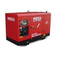 Mosa YANMAR GE 35 YSX Use And Maintenance Manual