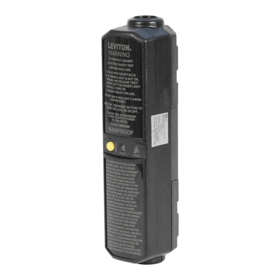 Leviton SmartlockPro GSIA2 Installation Instructions