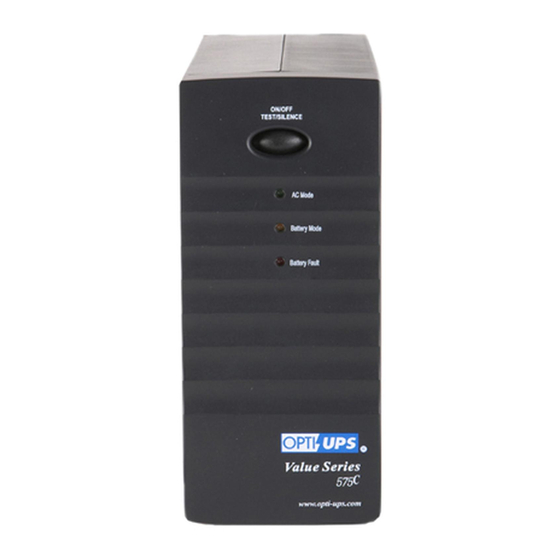 OPTI-UPS VS375C User Manual