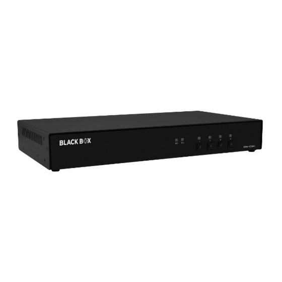 Black Box KVS4-1002HV Manuals