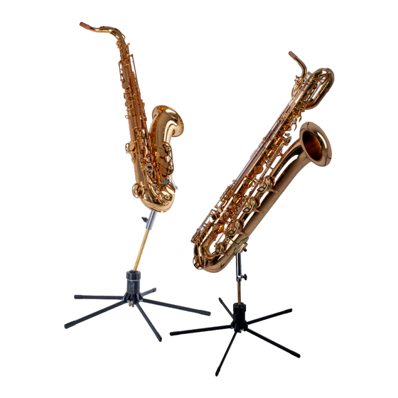 Adams SAXOPHONE PLAYING STAND Quick Start Manual
