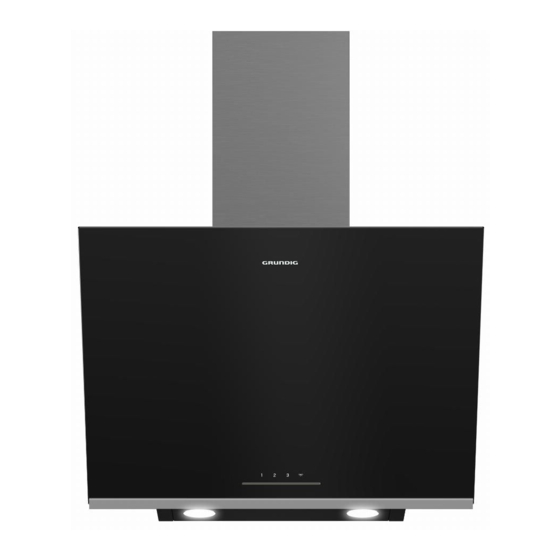 Grundig GDSP2460BC Ventilation Hood Manuals