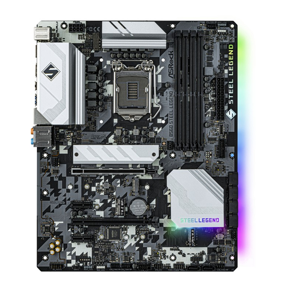 ASROCK B560 Steel Legend User Manual