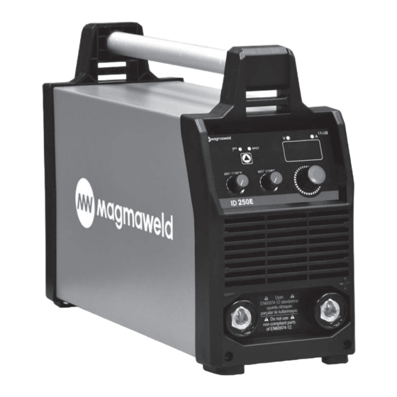 Magmaweld ID 250E User Manual