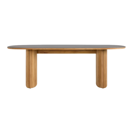 Design Within Reach Softlands Outdoor Oval Dining Table Manual