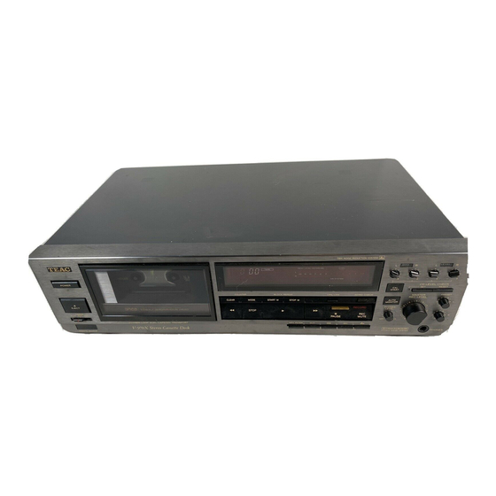Teac R-919X Reverse Cassette Deck Manuals