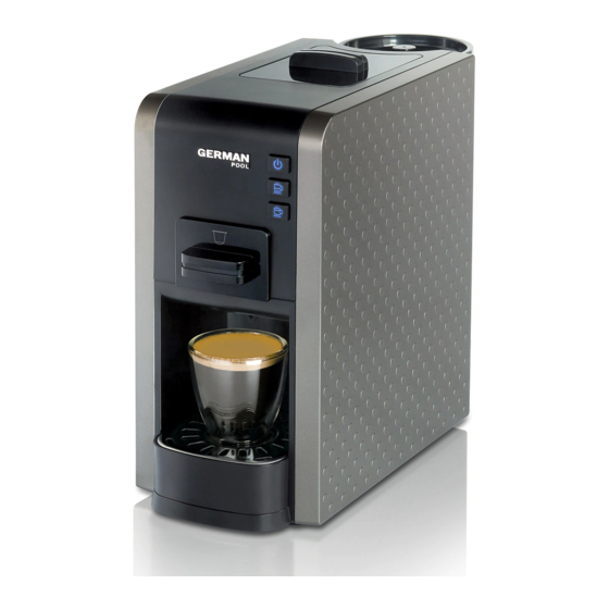 User Manuals: German pool CMC-111 Coffee Maker
