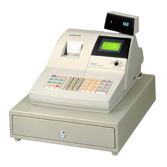 User Manuals: Samsung ER-550 Cash Register