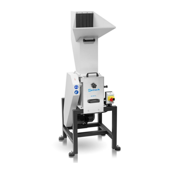 Retsch SM 400 Manual