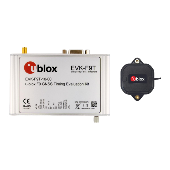 Ublox EVK-F9T Manuals