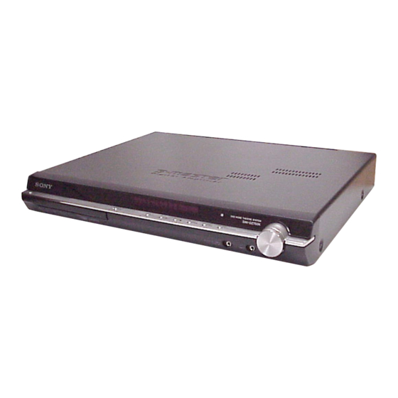 Sony DAV-DZ556KB Service Manual