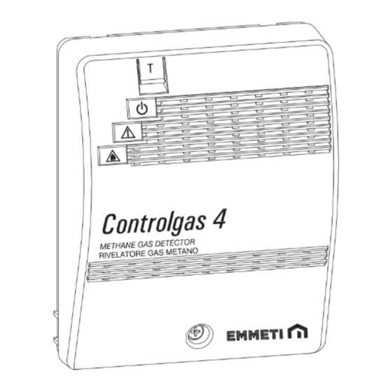 emmeti CONTROLGAS4 Manual