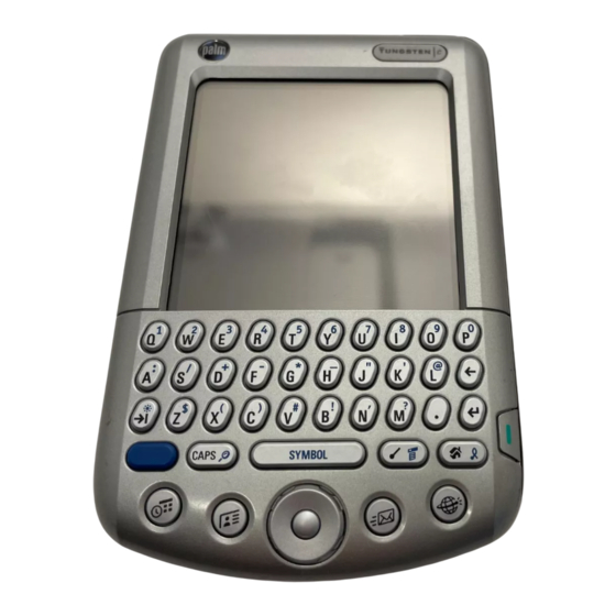 Palm P80900US - Tungsten C - OS 5.2.1 400 MHz Manual