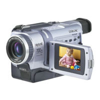 Sony Handycam DCR-TRV738E Operating Instructions Manual