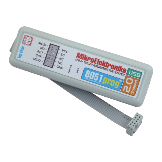 mikroElektronika 8051Flash User Manual