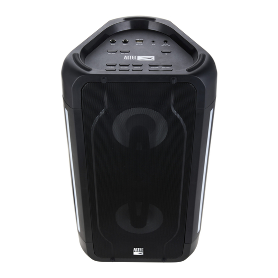 Altec Lansing SHOCKWAVE 100 Quick Start Manual