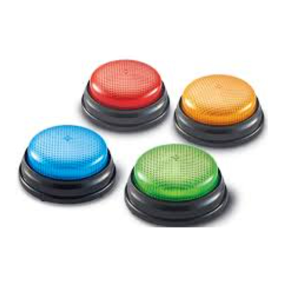 Learning Resources Lights & Sounds Quick Start Manual