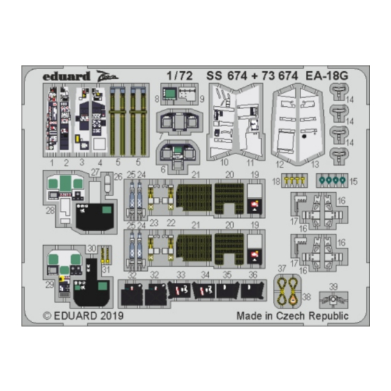 Eduard Zoom EA-18G Assembly Instructions