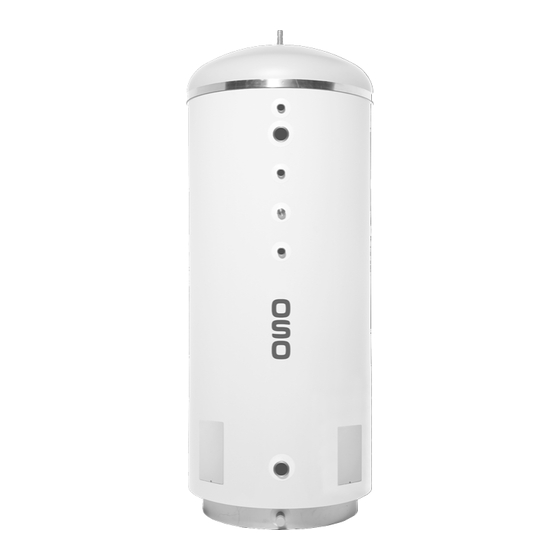 OSO HOTWATER Maxi Standard MS 600 Installation Manual