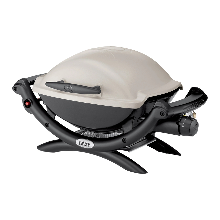 Weber Q 1000, Q 1200, Q 2000, Q 2200 - Barbecue Manual